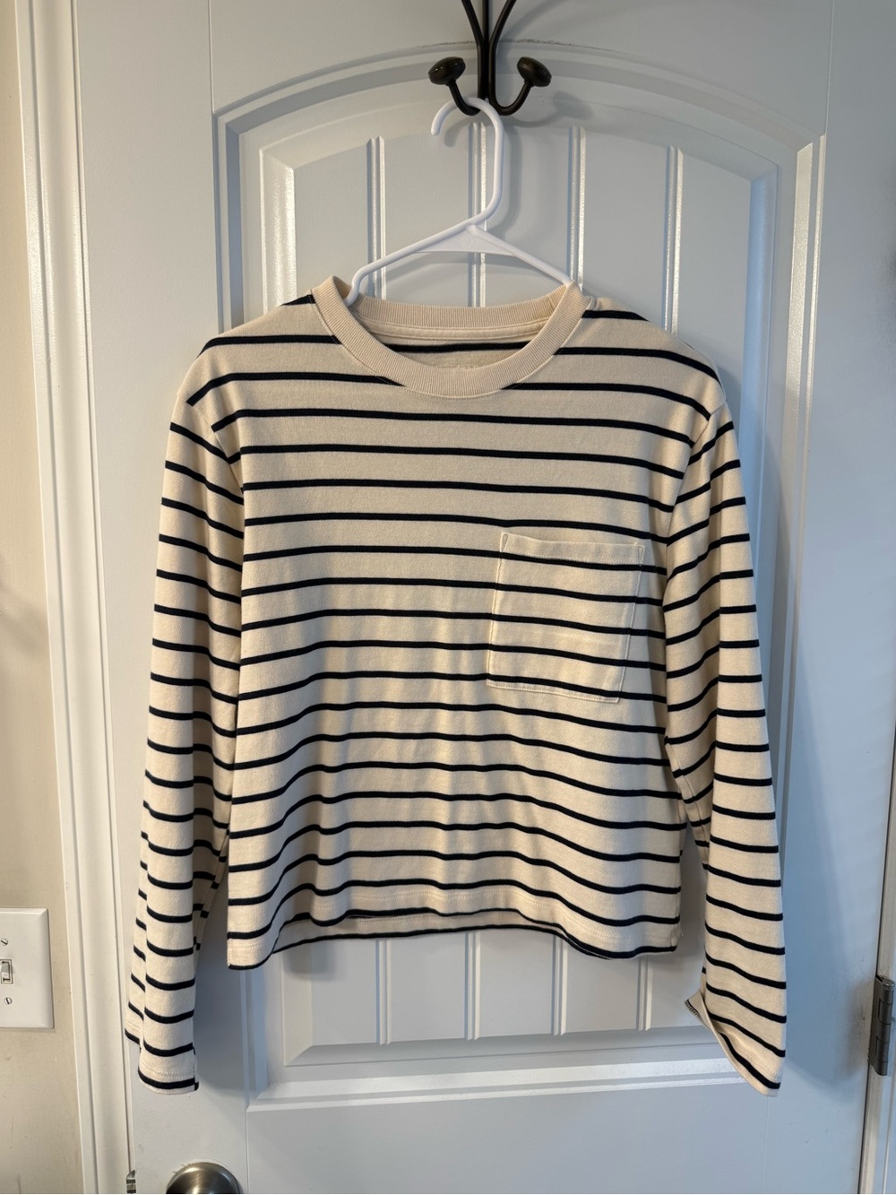 Abercrombie Long-Sleeve Striped Tee